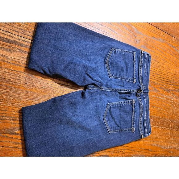 Waist 28 Just Black Skinny Stretch Denim Blue Jeans Raw Hem Pockets Belt Loops - Picture 4 of 4